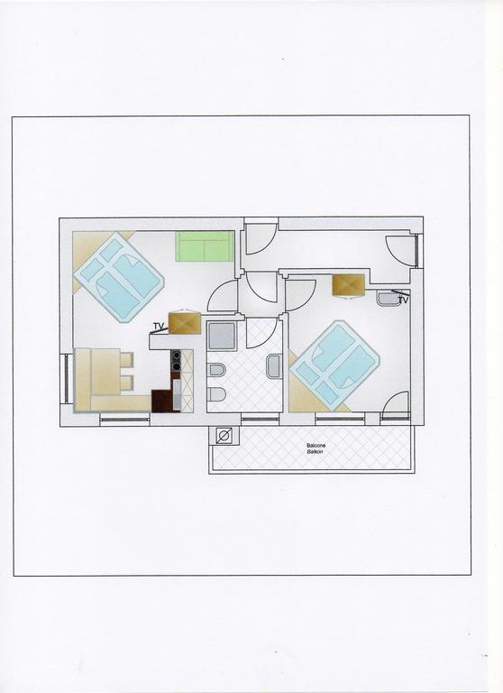 Apartments Brunella La Villa  Luaran gambar
